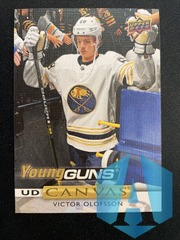 2019-20 Upper Deck UD Canvas Young Guns Victor Olofsson #C93 Rookie RC
